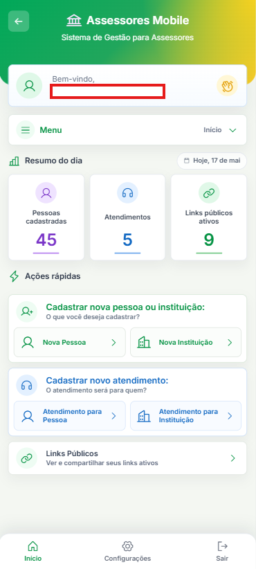 Assessores Mobile